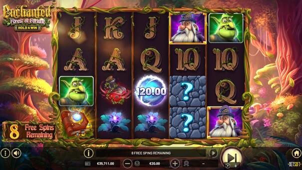 Forest of Fortune Slot có 5 cuộn, 4 hàng cùng 40 dòng thanh toán. Thiết kế trò chơi dựa trên một khu rừng đầy mê hoặc với chủ đề cổ tích, người chơi sẽ được bắt gặp yêu tinh và nàng tiên tóc vàng. Cuộc phiêu lưu ly kỳ này cung cấp một số tính năng thú vị giúp người chơi giành được những chiến thắng lớn. Hãy đến FIVE88 trò chơi trực tuyến để biết thêm thông tin nhé .