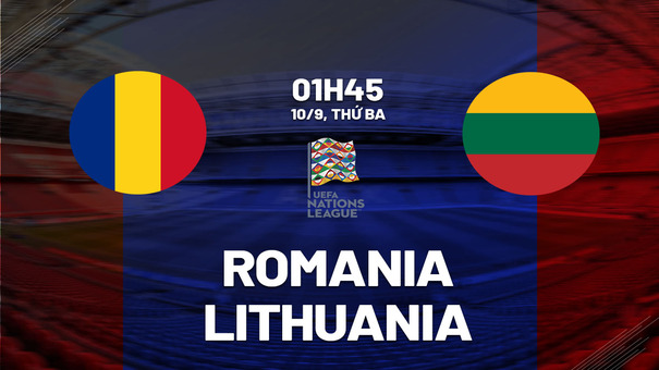 Nhận định Romania vs Lithuania 1h45 ngày 10/9 (UEFA Nations League 2024/25). Hãy đến FIVE88 thể thao trực tuyến.