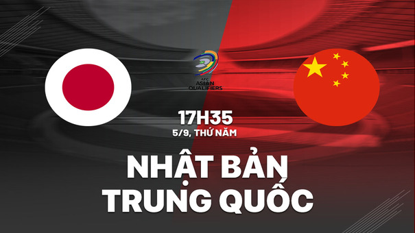 Nhận định Trung Quốc vs Nhật Bản 19h00 ngày 19/11 (Vòng loại World Cup 2026). Hãy đến FIVE88 thể thao trực tuyến.